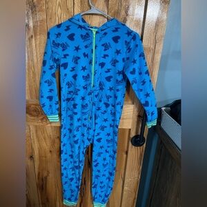 Cat & Jack boys blue sleep onesie size XS 8 good condition